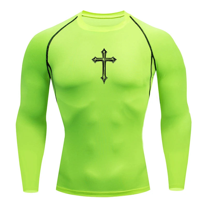 FaithFlex Compression Shirts Green